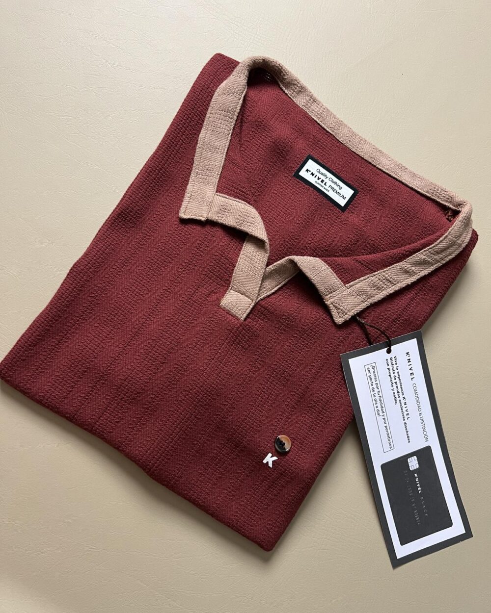 Camisa Cuello Split Tacto Vivo